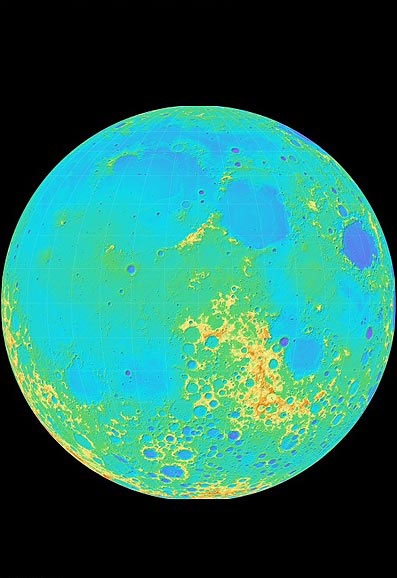 تصاویر کاملترین نقشه ماه