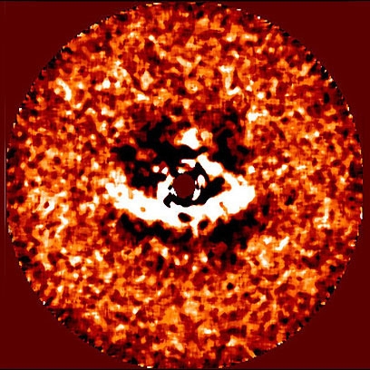 حلقه سیاره ساز به دور ستاره LkCa 15
