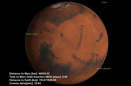 مسافران مارس 500 روی مریخ فرود می‌آیند