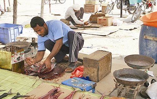 بندرعباس - بازار ماهی فروشان