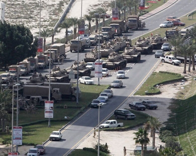  دستور عقب نشینی ارتش بحرین از خیابان های منامه صادر شد