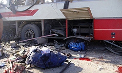 حادثه واژگونی اتوبوس
