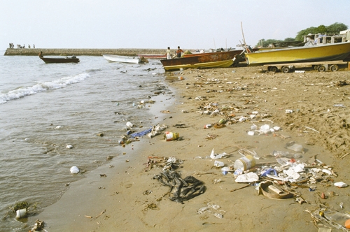 زباله - ساحل دریای خزر