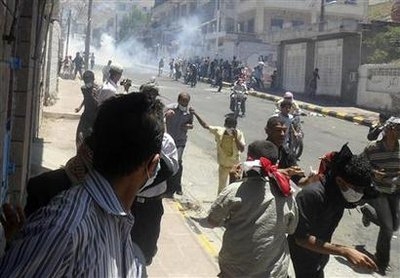 yemeni protesters