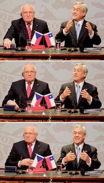 دیدار رئیس جمهورها چک و شیلی