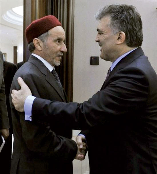 مصطفی عبدالجلیل، رئیس شورای ملی انتقالی لیبی  به تازگی سفری دو روزه به ترکیه داشت.