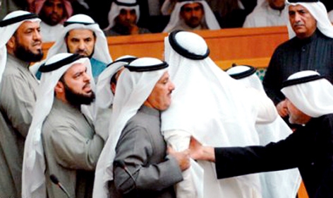 زد و خورد نمایندگان مجلس کویت