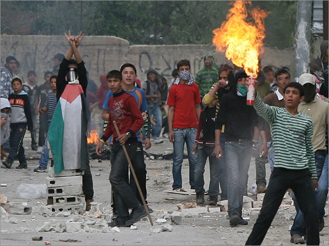 اعتراض فلسطینی ها