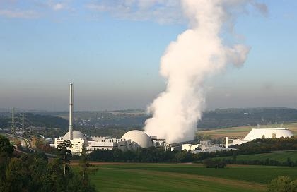 یک نیروگاه هسته ای در آلمان