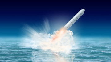  پرتاب موشک بالستیک قاره پیما از یک زیردریایی اتمی روسیه