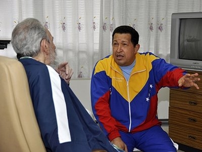 چاوز و فیدل کاسترو