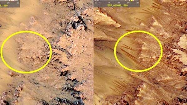 آب شور در مریخ سرخ