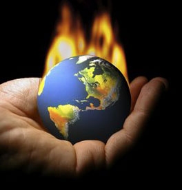 گرمای زمین در نتیجه انتشار گاز دی اکسید کربن