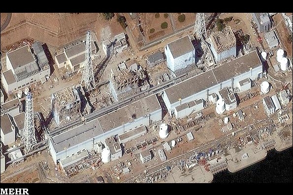 تصاویر ماهواره‌ای سونامی ژاپن و مقر قذافی