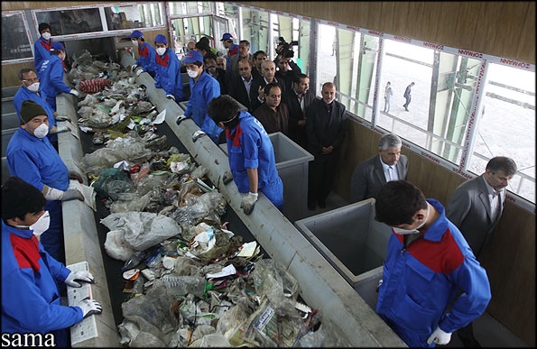 پردازش روزانه 7800 تن زباله ؛ دستگاه فشرده‌ساز در تهران