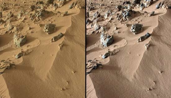 مواد معدنی در خاک مریخ