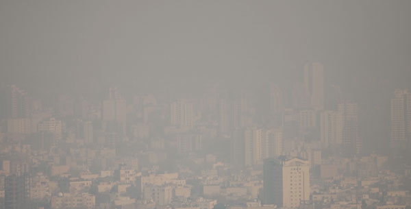 تصاویر آلودگی هوای تهران در گزارش همشهری آنلاین