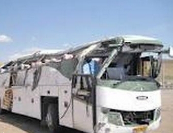 اتوبوس ایرانی در نزدیکی شهر ارزروم ترکیه واژگون شد