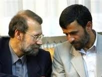 احمدی نژاد و لاریجانی