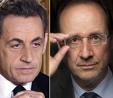 مبارزه اولاند و سارکوزی برای رقابت در دور دوم انتخابات فرانسه 