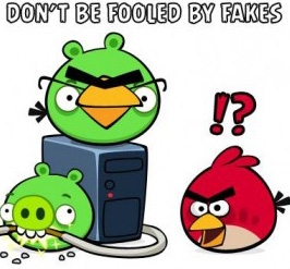 fake angry birds