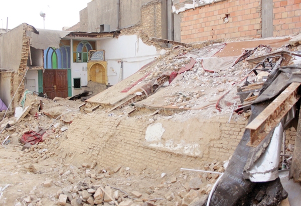 ریزش سقف مسجد 
