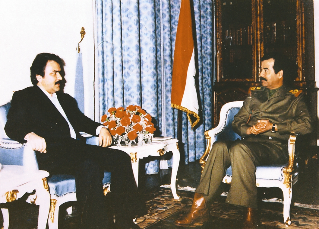 رجوی - صدام حسین