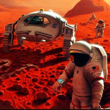 انسان روی مریخ