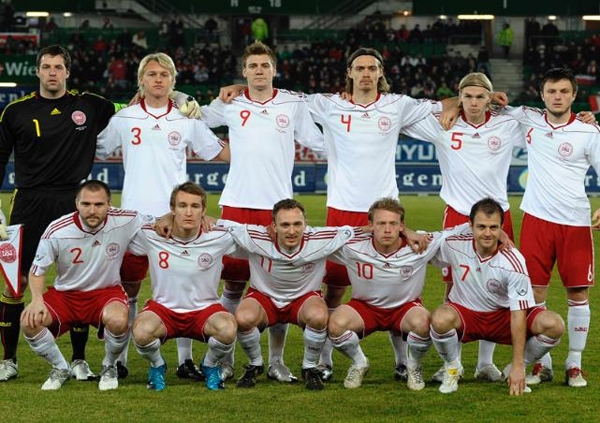 بازیکنان تیم ملی دانمارک در یورو 2012