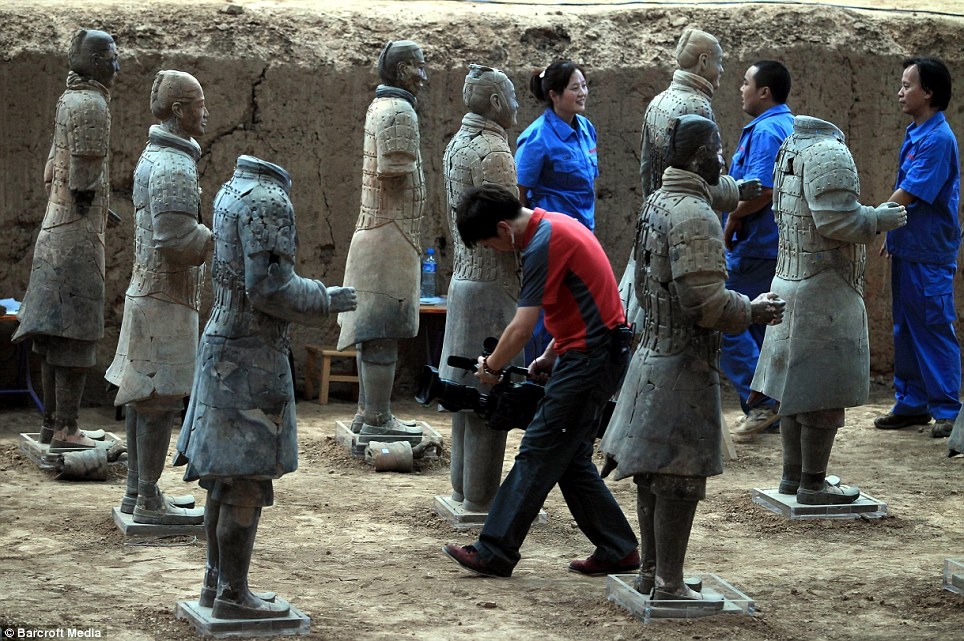 کشف نگهبانان مقبره امپراطور پس از دو هزار سال در چین