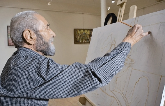 محمد فراهانی - هنرمند نقاش قهوه خانه ای