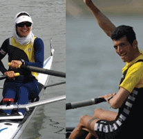 محسن شادی و سولماز عباسی در یک چهارم نهایی