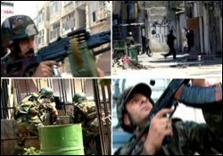 ادامه درگیری ها در حلب و حمص