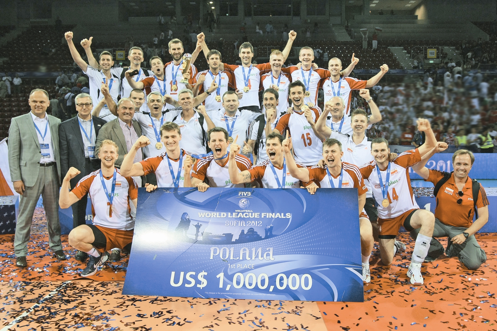 والیبال - تیم لهستان - قهرمان جام جهانی