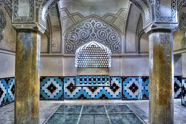 آشنایی با حمام فین کاشان - اصفهان
