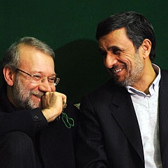 علی لاریجانی - احمدی نژاد