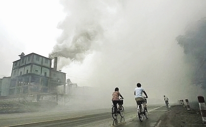 چین آلودگی هوا - کربن