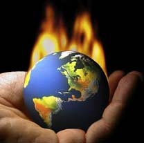 تاثیر فعالیت‌های انسانی بر گرم شدن زمین