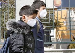آلودگی هوا مدارس