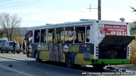 انفجار بمب در اتوبوس در روسیه ۵ کشته برجای گذاشت