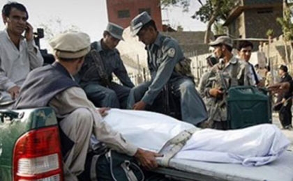 ده کشته و زخمی درحمله انتحاری در افغانستان 