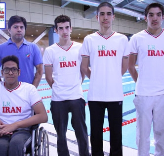 تیم شنای معلولین