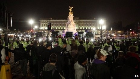 تظاهرات مخالفان سیاست های ریاضت اقتصادی در لندن
