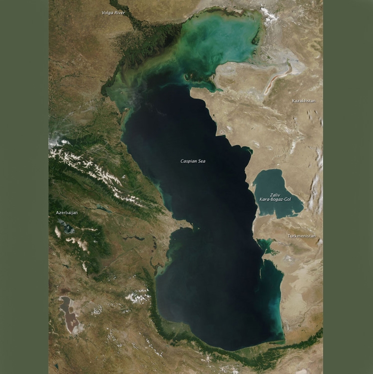 آلودگی در دریای خزر محبوس می‌شود