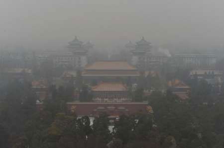 آلودگی بیش از ۱۰۰ شهر چین 