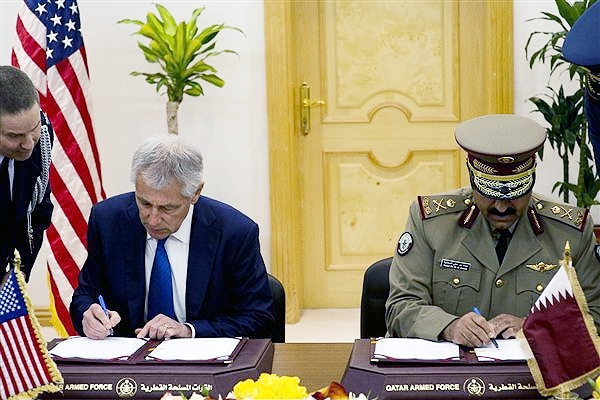 تمدید ۱۰ ساله توافقنامه نظامی آمریکا - قطر