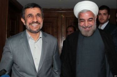 روحانی و احمدی نژاد