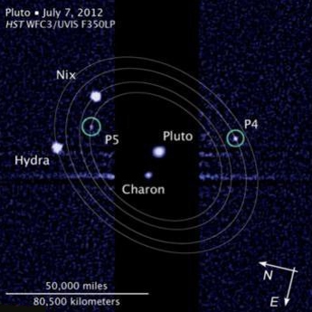 کوچک‌ترین قمرهای پلوتو نام‌دار شدند