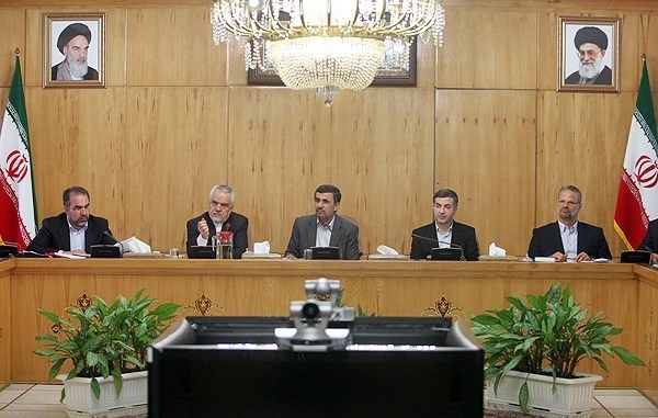 اولین جلسه هیئت دولت در سال 92