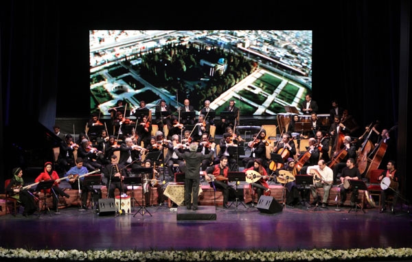 عکس‌های اجرای ارکستر ملی ایران در روز سعدی 